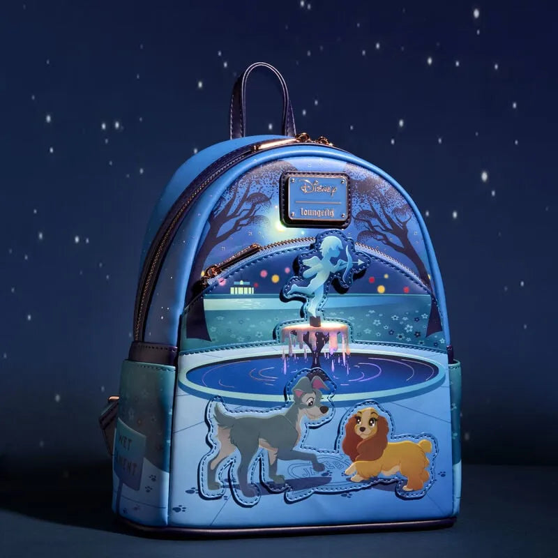 LOUWDBK3875 Lady & The Tramp - 70th Anniversary Mini Backpack - Loungefly - Titan Pop Culture