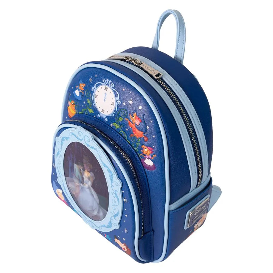 LOUWDBK3901 Cinderella - 75th Anniversary Lenticular Mini Backpack - Loungefly - Titan Pop Culture