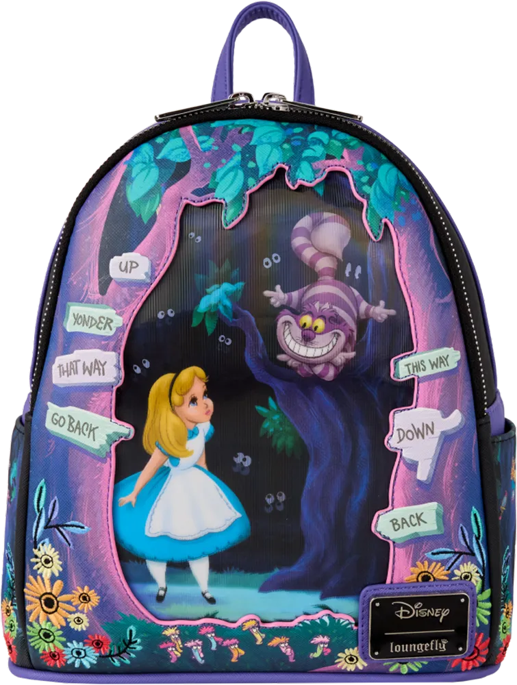 Alice in Wonderland - Alice & Cheshire Cat Mini Backpack