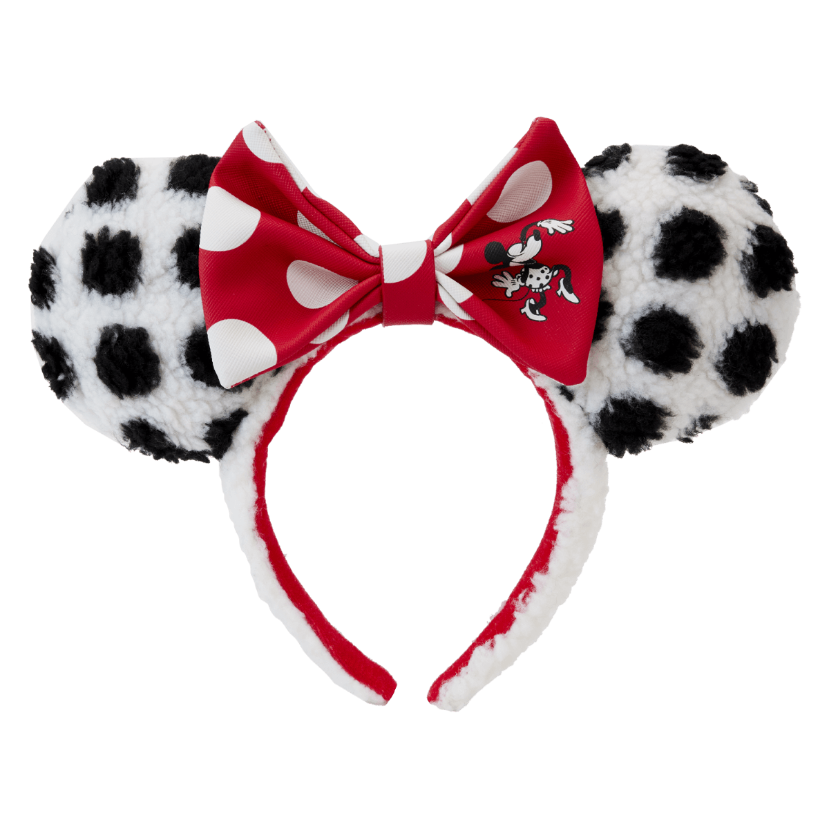 LOUWDHB0131 Disney - Minnie Rocks The Dots Sherpa Headband - Loungefly - Titan Pop Culture