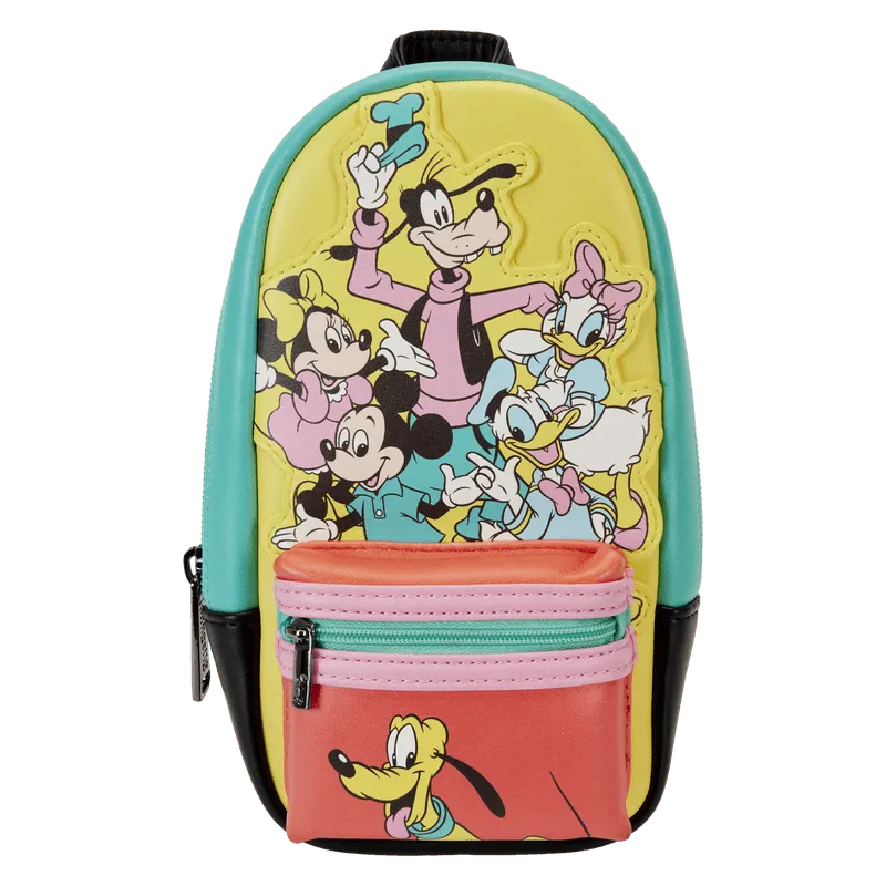 LOUWDPCC0001 Disney: D100 - Mickey & Friends Classic Stationary Pencil Case - Loungefly - Titan Pop Culture