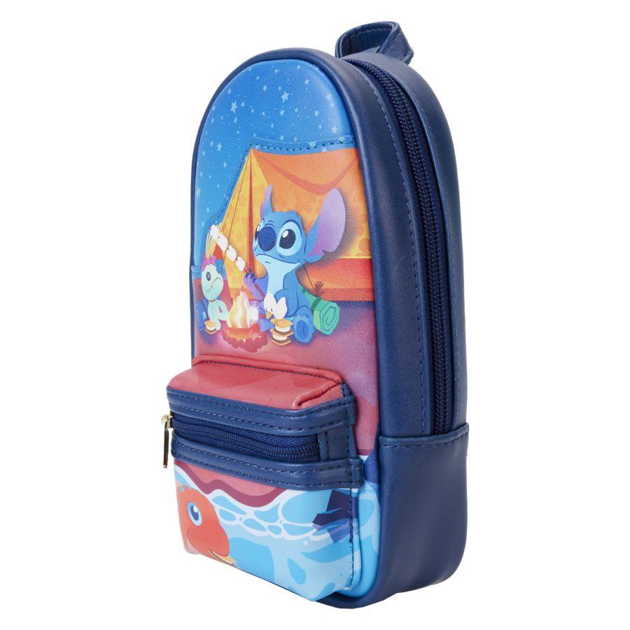 LOUWDPCC0011 Lilo & Stitch - Camping Cuties Mini Backpack Pencil Case - Loungefly - Titan Pop Culture