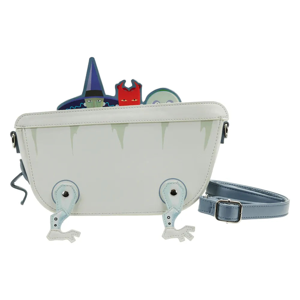 LOUWDTB2610 The Nightmare Before Christmas - Lock Shock Barrel Bathtub Glow Crossbody Bag - Loungefly - Titan Pop Culture