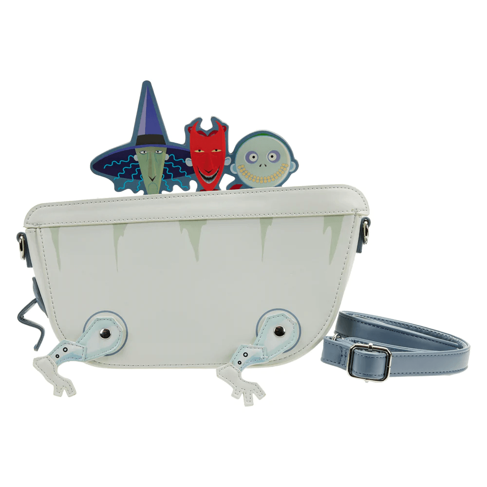 The Nightmare Before Christmas - Lock Shock Barrel Bathtub Glow Crossbody Bag  Loungefly Titan Pop Culture