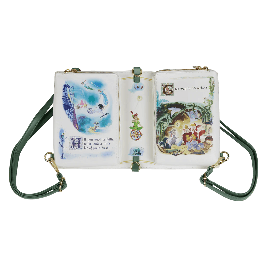 LOUWDTB2648 Peter Pan - Book Series Convertible Backpack - Loungefly - Titan Pop Culture