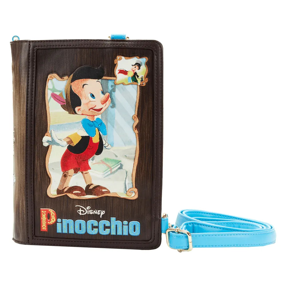 LOUWDTB2650 Pinocchio (1940) - Classic Book Convertible Crossbody Bag - Loungefly - Titan Pop Culture