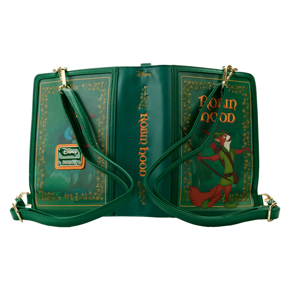 LOUWDTB2672 Robin Hood (1973) - Classic Book Cover Convertible Crossbody - Loungefly - Titan Pop Culture