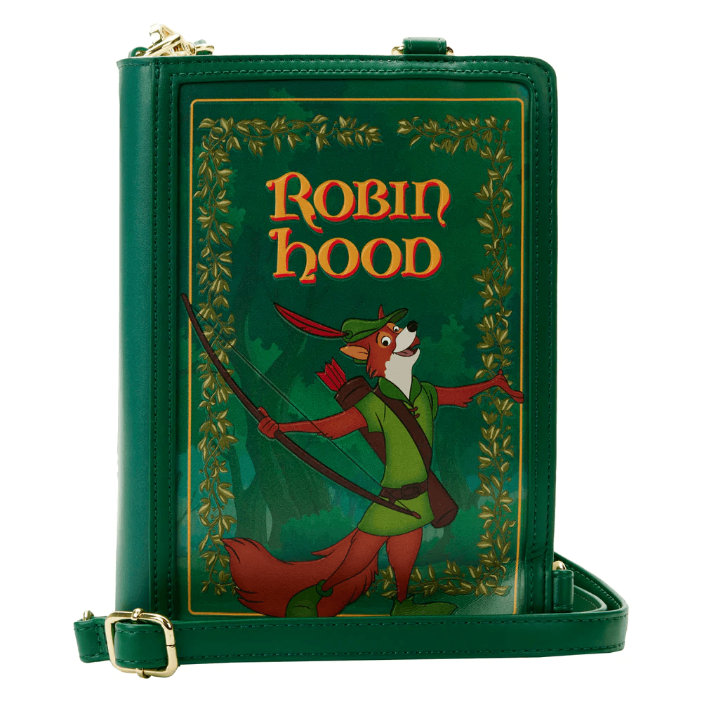 LOUWDTB2672 Robin Hood (1973) - Classic Book Cover Convertible Crossbody - Loungefly - Titan Pop Culture
