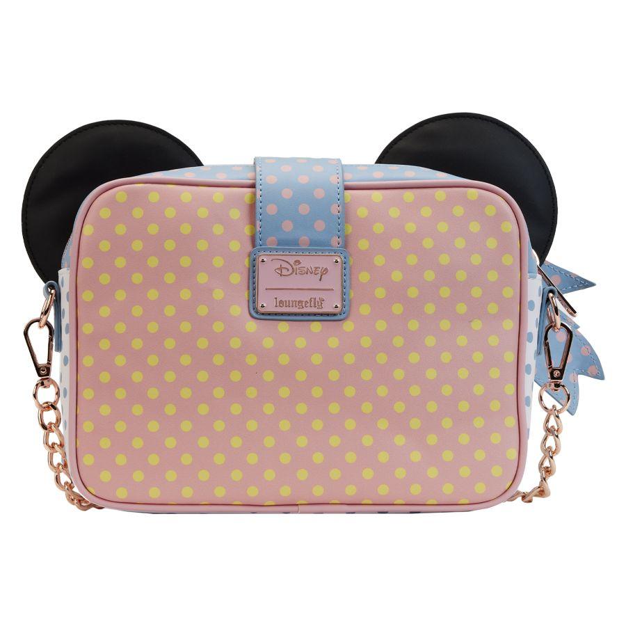 LOUWDTB2717 Disney - Minnie Pastel Block Dots Crossbody - Loungefly - Titan Pop Culture