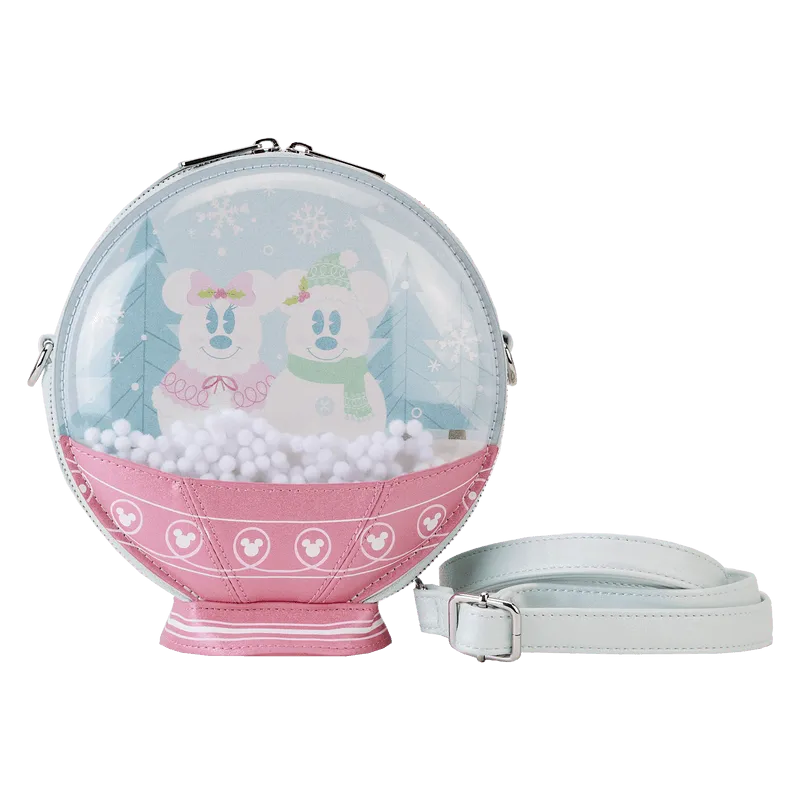 LOUWDTB2877 Disney - Mickey & Friends Pastel Snowglobe Crossbody - Loungefly - Titan Pop Culture