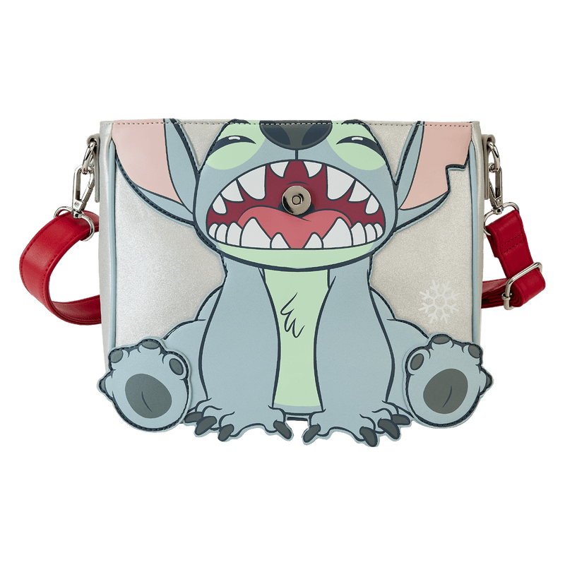 LOUWDTB2883 Lilo & Stitch - Stitch Holiday Glitter Crossbody - Loungefly - Titan Pop Culture