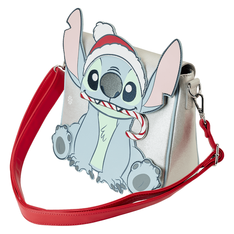 LOUWDTB2883 Lilo & Stitch - Stitch Holiday Glitter Crossbody - Loungefly - Titan Pop Culture