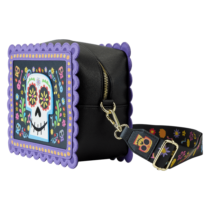 LOUWDTB2884 Coco - Miguel Calavera Floral Skull Crossbody Bag - Loungefly - Titan Pop Culture