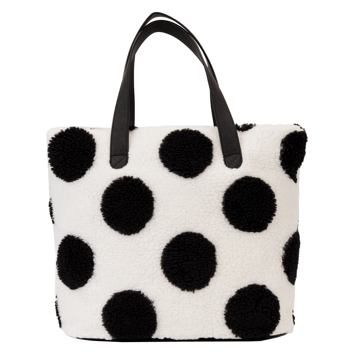 LOUWDTB2914 Disney - Minnie Rocks The Dots Sherpa Tote Bag - Loungefly - Titan Pop Culture