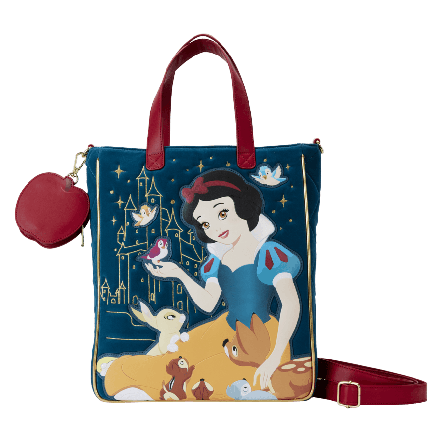 LOUWDTB2944 Snow White (1937) - Heritage Quilted Velvet Tote Bag - Loungefly - Titan Pop Culture