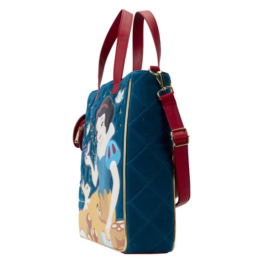 LOUWDTB2944 Snow White (1937) - Heritage Quilted Velvet Tote Bag - Loungefly - Titan Pop Culture