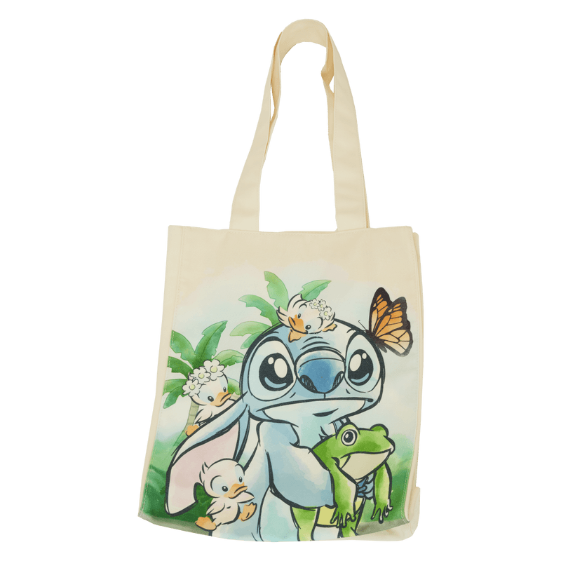 LOUWDTB2957 Lilo & Stitch - Springtime Stitch Canvas Tote - Loungefly - Titan Pop Culture