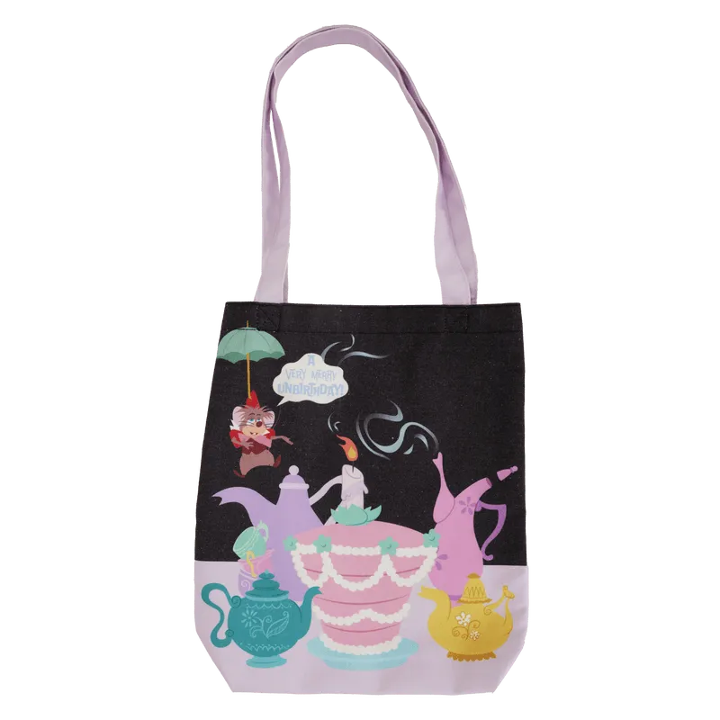 LOUWDTB2991 Alice in Wonderland (1951) - Unbirthday Canvas Tote Bag - Loungefly - Titan Pop Culture