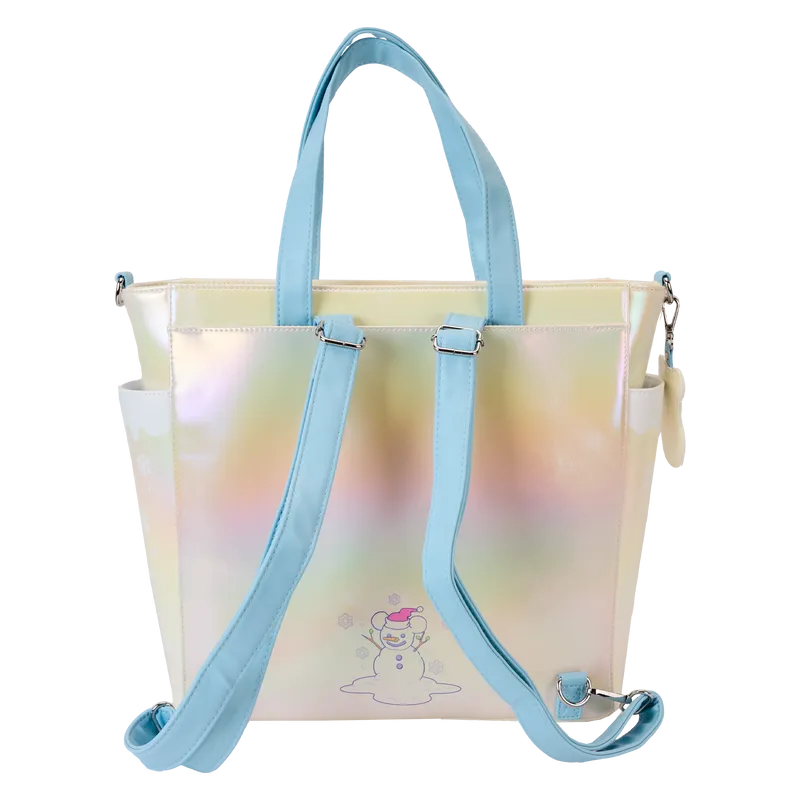 LOUWDTB3090 Mickey & Friends - Winter Wonderland Scene Convertible Tote - Loungefly - Titan Pop Culture
