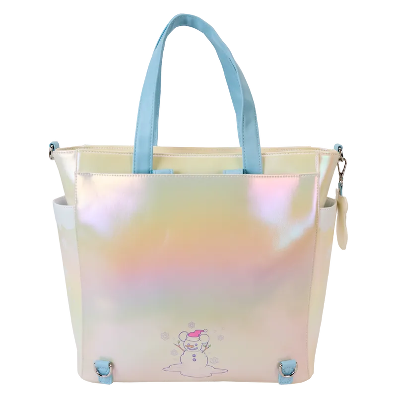 LOUWDTB3090 Mickey & Friends - Winter Wonderland Scene Convertible Tote - Loungefly - Titan Pop Culture