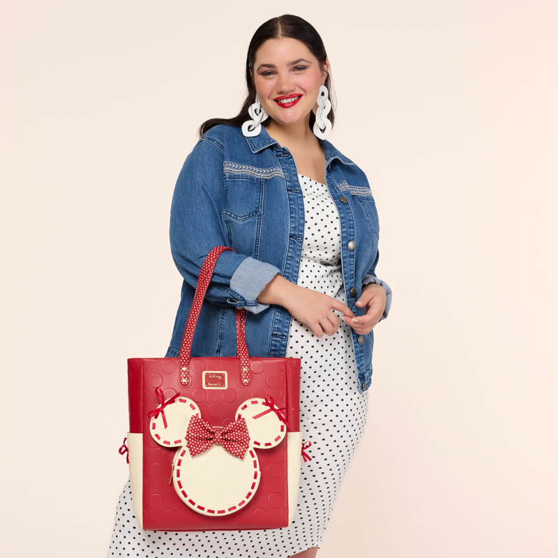 Disney – Bolso de mano Coquette de Minnie Mouse Rock the Dots