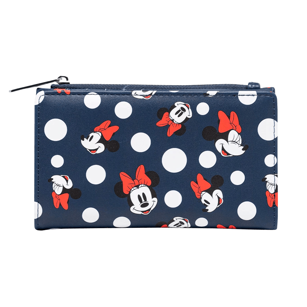 LOUWDWA1586 Disney - Minnie Mouse Polka Dots Navy Purse - Loungefly - Titan Pop Culture