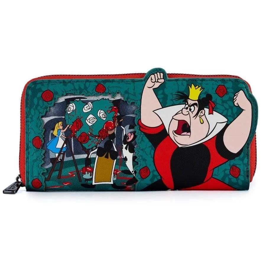 LOUWDWA1914 Alice in Wonderland - Queen of Hearts Zip Purse - Loungefly - Titan Pop Culture