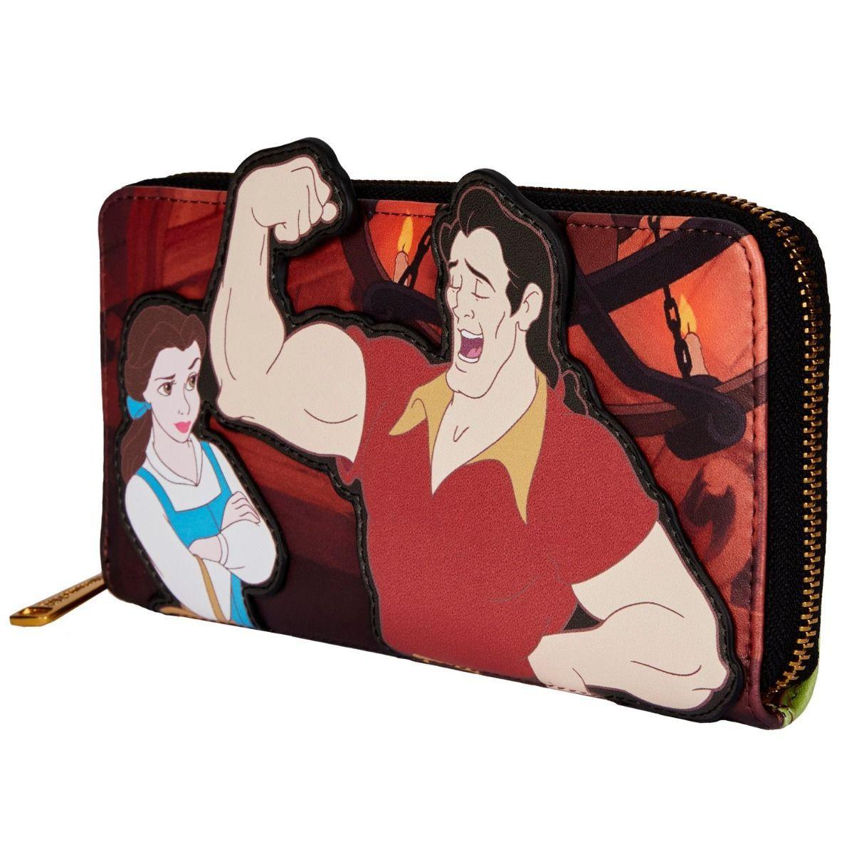 LOUWDWA1951 Beauty and the Beast - Gaston Zip Purse - Loungefly - Titan Pop Culture