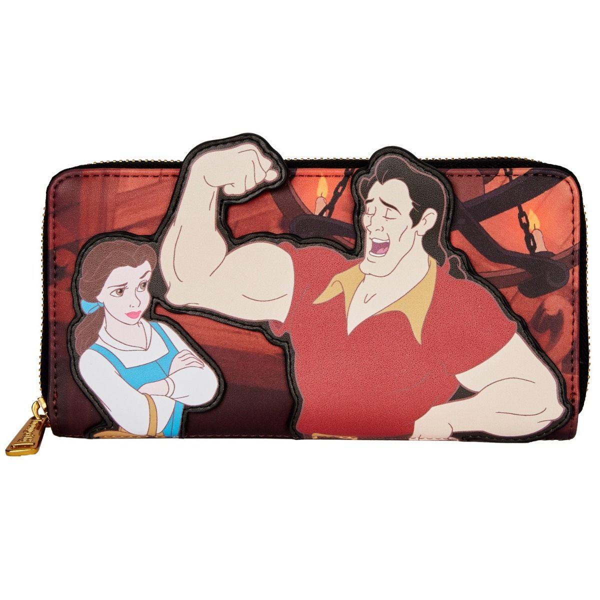 LOUWDWA1951 Beauty and the Beast - Gaston Zip Purse - Loungefly - Titan Pop Culture