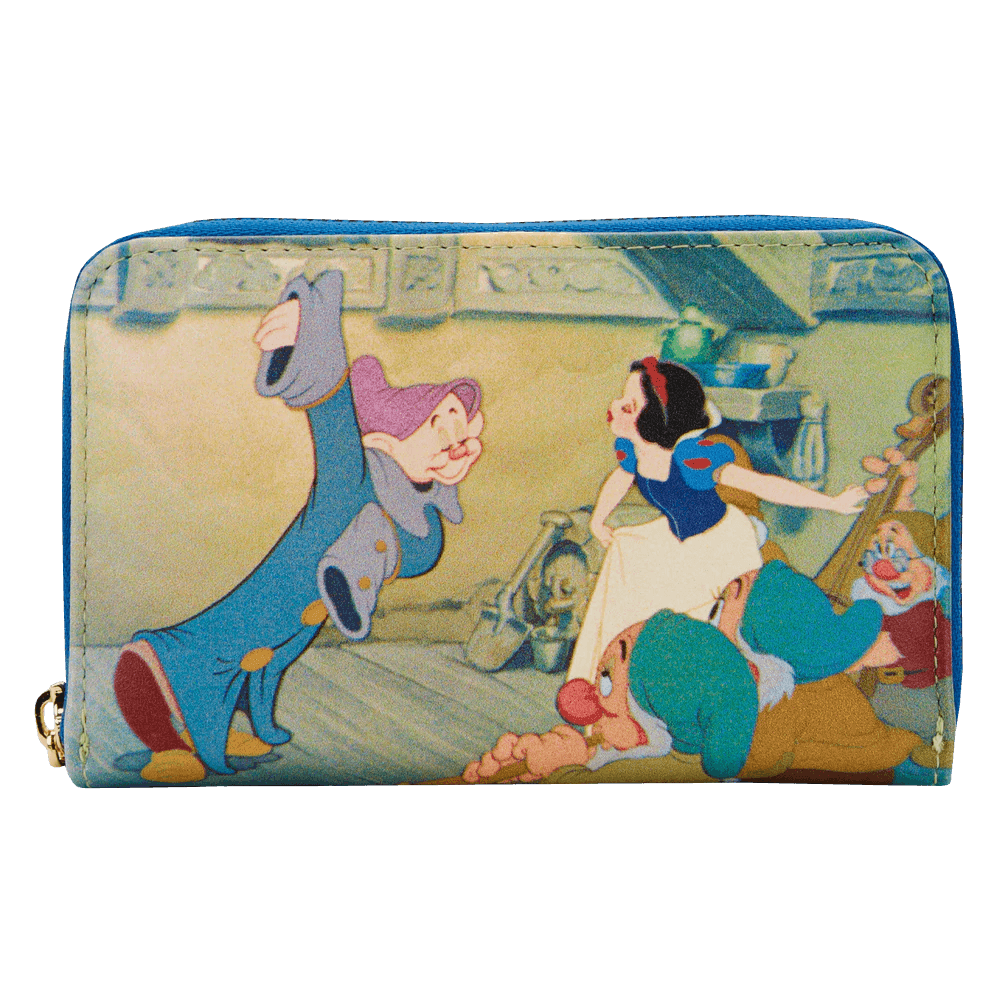 LOUWDWA2010 Snow White and the Seven Dwarfs - Scenes Zip Purse - Loungefly - Titan Pop Culture