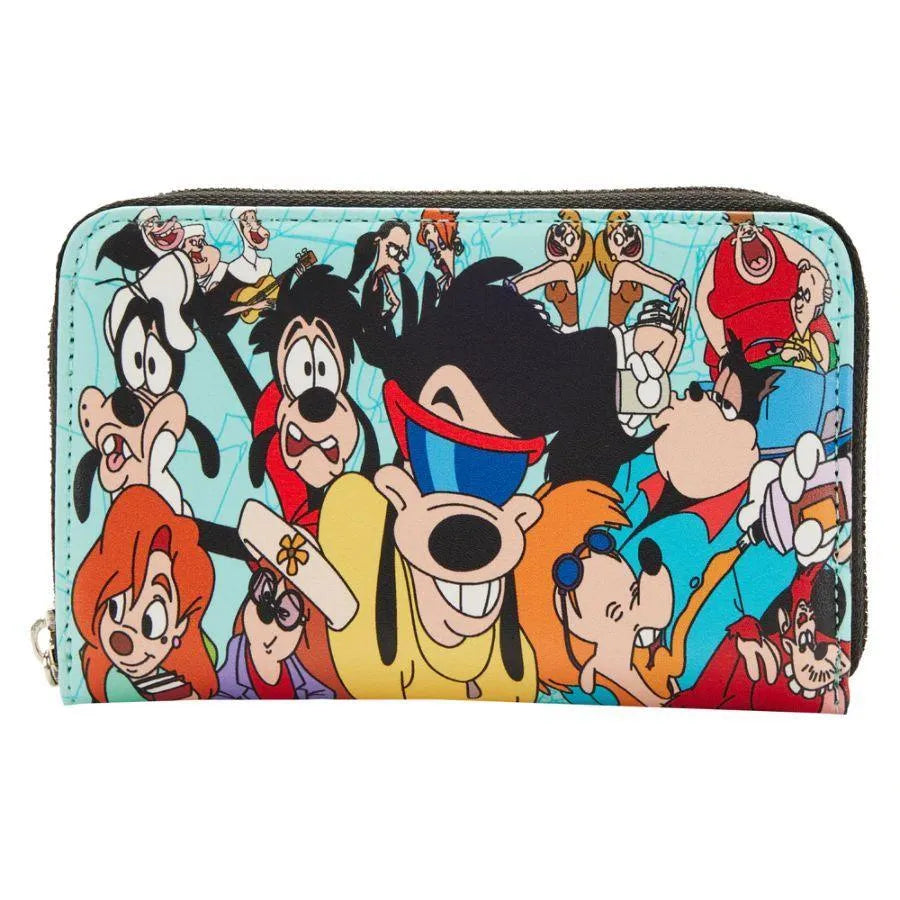 LOUWDWA2086 A Goofy Movie - Collage Zip Purse - Loungefly - Titan Pop Culture