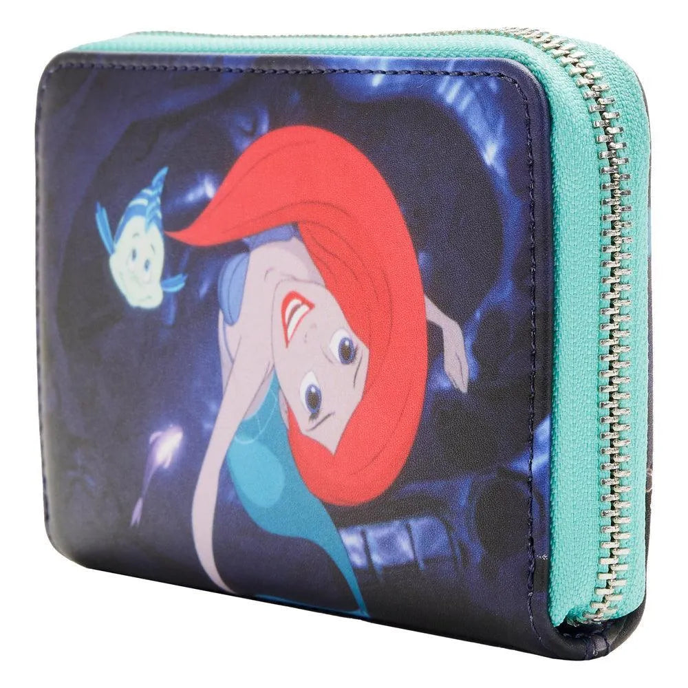 LOUWDWA2174 The Little Mermaid (1989) - Princess Scenes Zip Purse - Loungefly - Titan Pop Culture