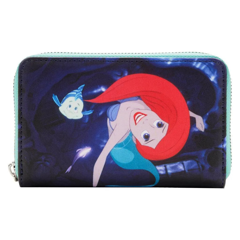 LOUWDWA2174 The Little Mermaid (1989) - Princess Scenes Zip Purse - Loungefly - Titan Pop Culture