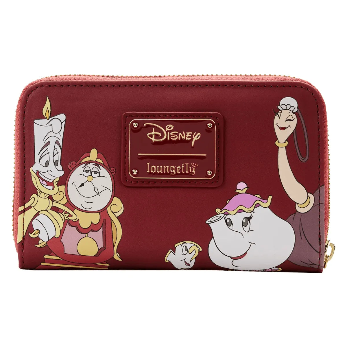 LOUWDWA2362 Beauty and the Beast (1991) - Fireplace Scene Zip Around Purse - Loungefly - Titan Pop Culture