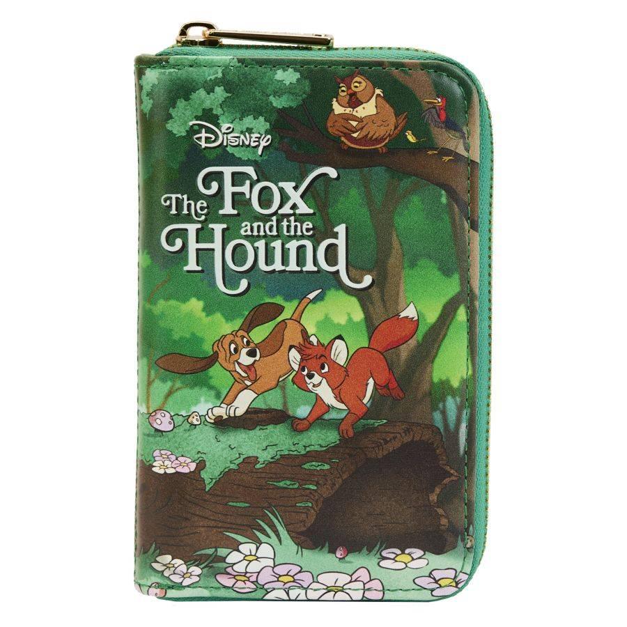 LOUWDWA2415 The Fox & the Hound - Classic Book Zip Around Purse - Loungefly - Titan Pop Culture