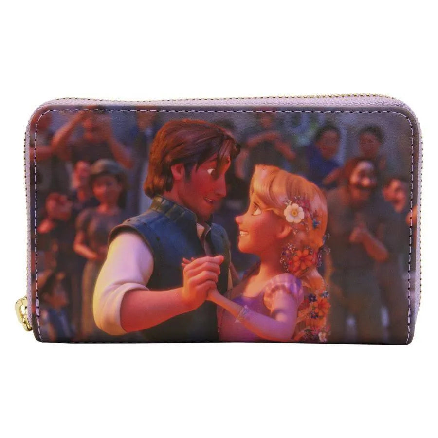 LOUWDWA2439 Tangled - Princess Scenes Zip Around Purse - Loungefly - Titan Pop Culture