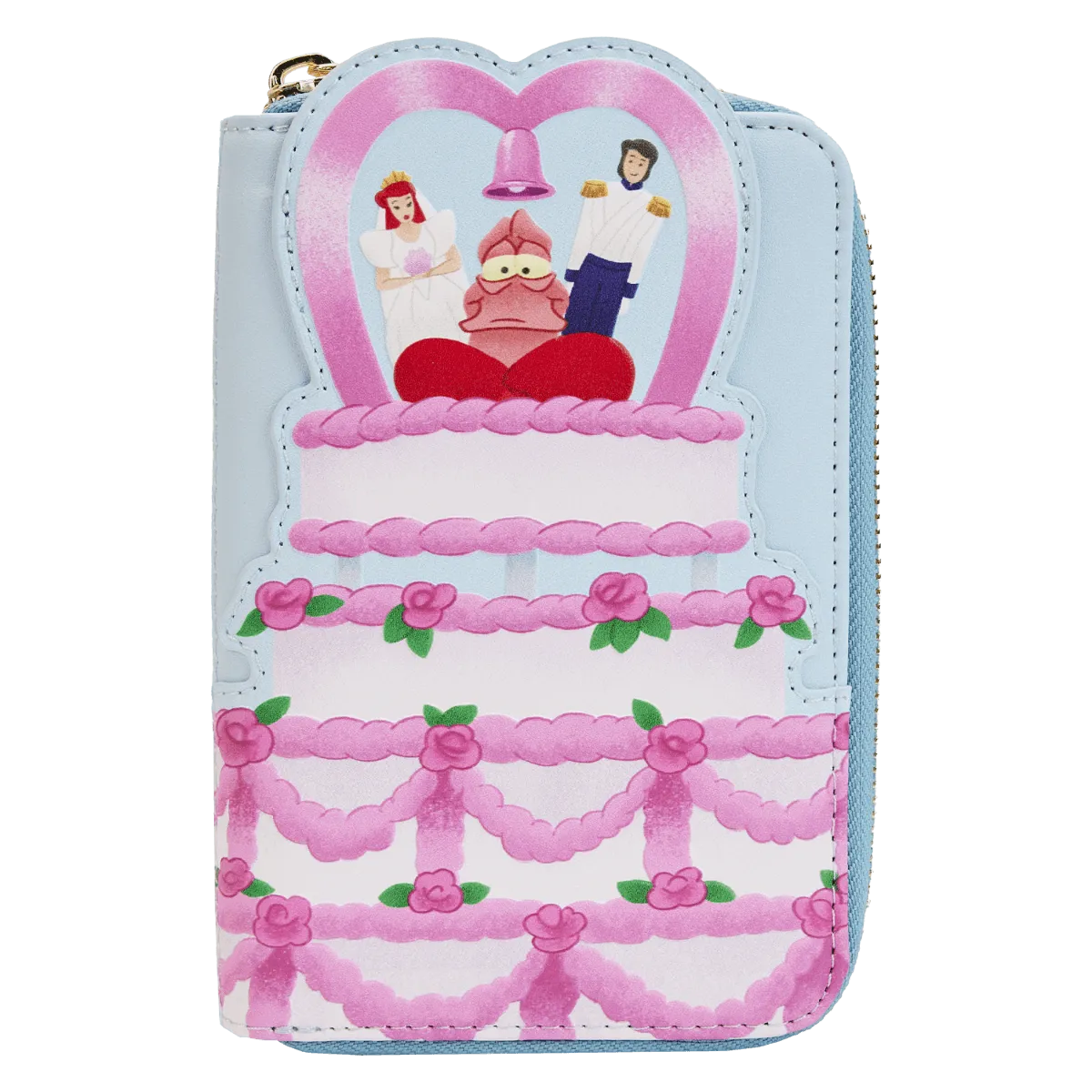 LOUWDWA2447 The Little Mermaid (1989) - Wedding Cake Zip Around Purse - Loungefly - Titan Pop Culture