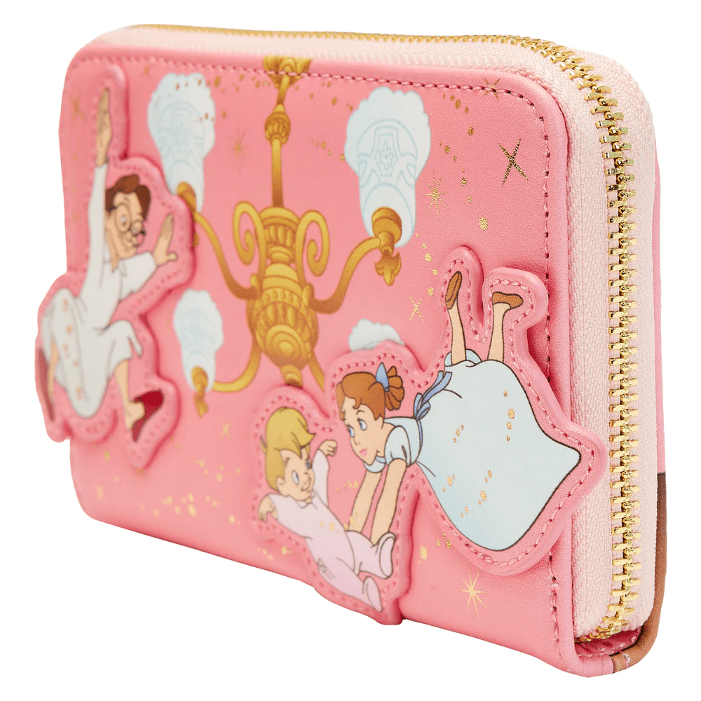 LOUWDWA2450 Peter Pan (1953) - 70th Anniversary You Can Fly Zip Around Purse - Loungefly - Titan Pop Culture