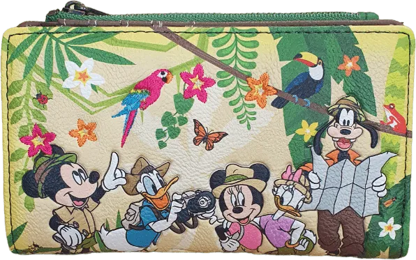 LOUWDWA2523 Disney - Mickey & Friends Jungle US Exclusive Wallet [RS] - Loungefly - Titan Pop Culture