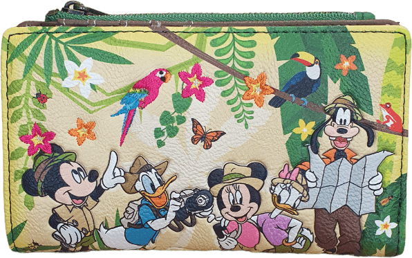 Disney - Mickey & Friends Jungle US Exclusive Wallet [RS] Wallet by Loungefly | Titan Pop Culture