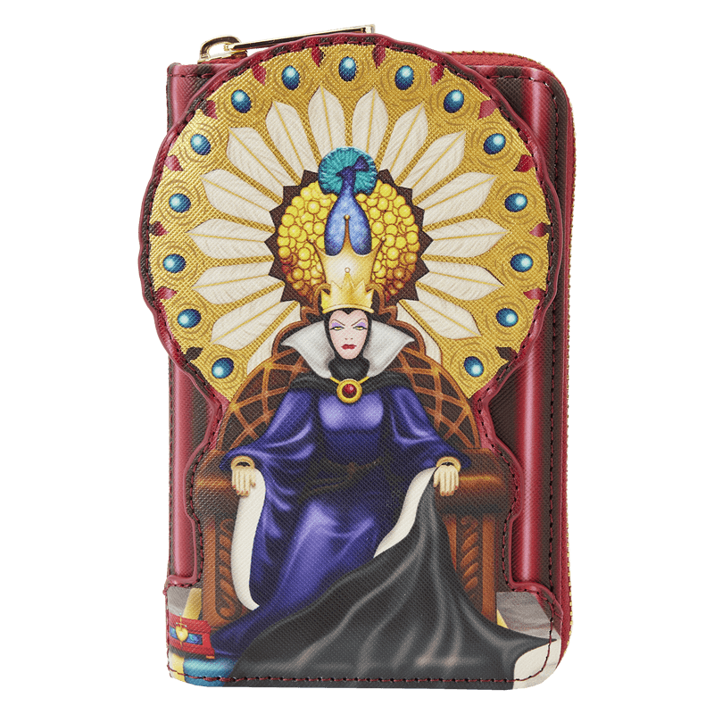 LOUWDWA2533 Snow White (1937) - Evil Queen Throne Zip Around Wallet - Loungefly - Titan Pop Culture