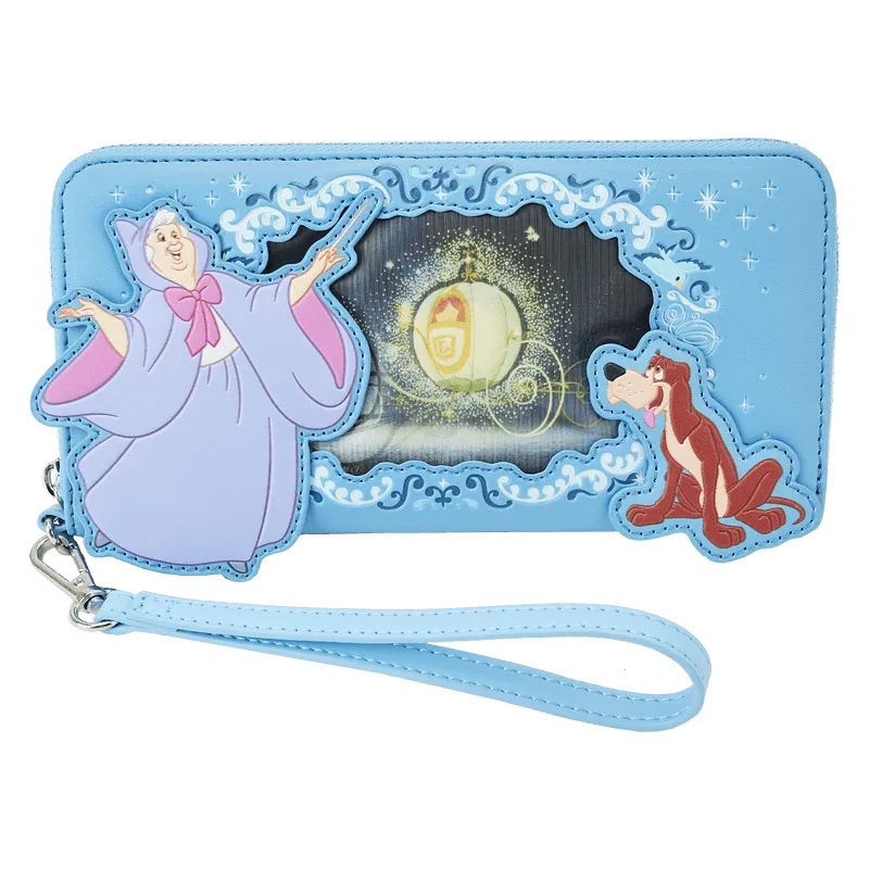 LOUWDWA2561 Cinderella - Princess Lenticular Zip Around Wallet - Loungefly - Titan Pop Culture