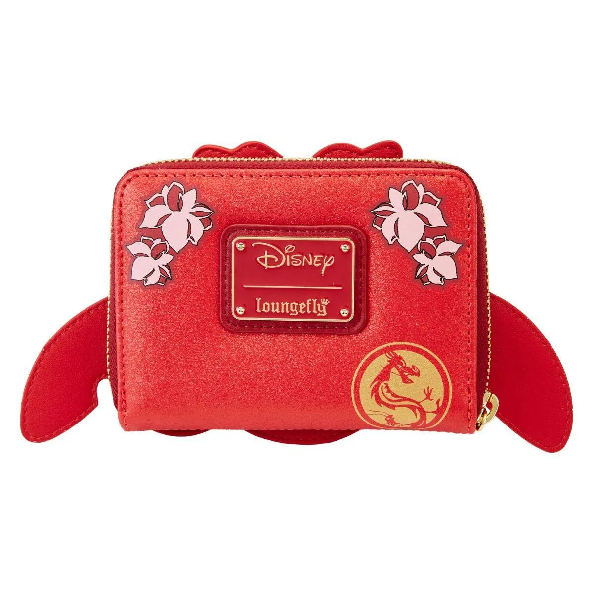 LOUWDWA2581 Mulan - 25th Anniversary Mushu Glitter Cosplay Cosplay Zip Wallet - Loungefly - Titan Pop Culture