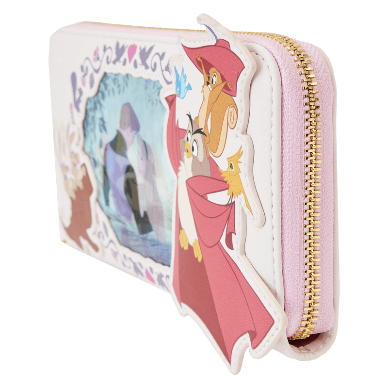 LOUWDWA2598 Sleeping Beauty - Princess Lenticular Series Wristlet Wallet - Loungefly - Titan Pop Culture