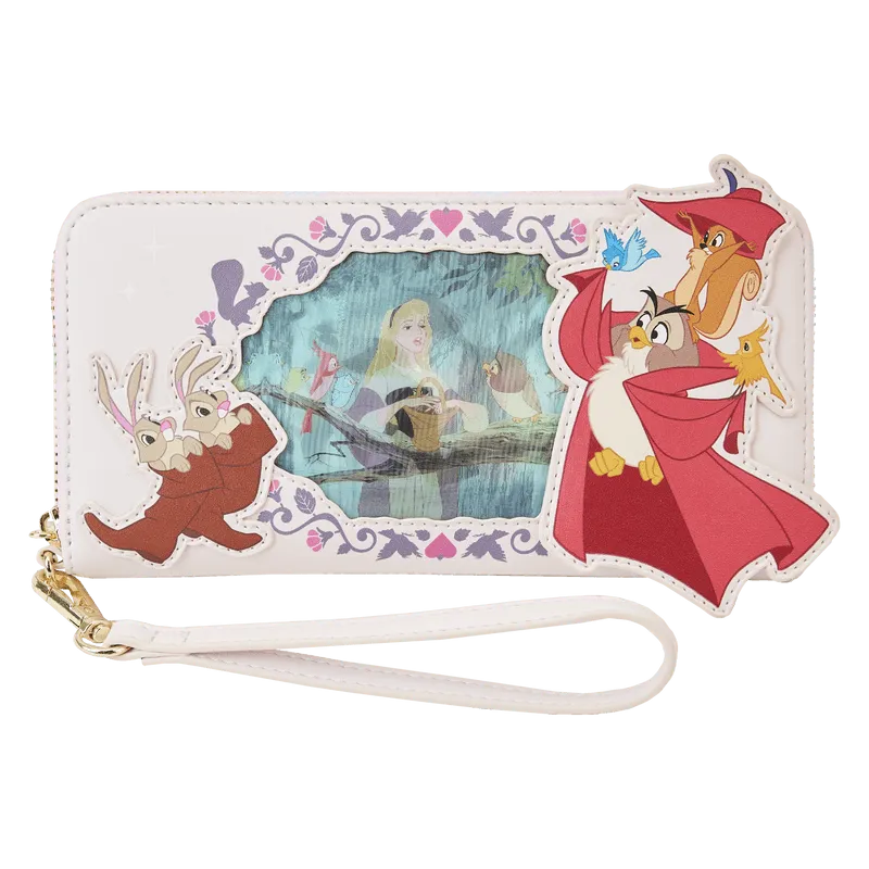 LOUWDWA2598 Sleeping Beauty - Princess Lenticular Series Wristlet Wallet - Loungefly - Titan Pop Culture