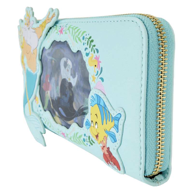 LOUWDWA2623 The Little Mermaid (1989) - Ariel Princess Lenticular Zip Around Wallet - Loungefly - Titan Pop Culture