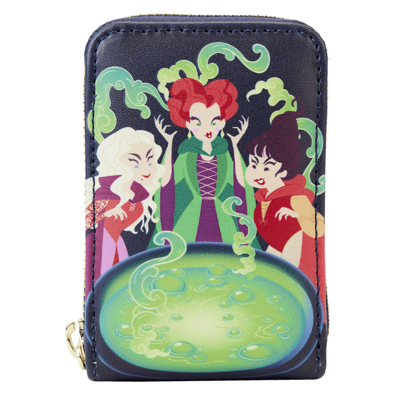 LOUWDWA2631 Hocus Pocus - Sanderson Sisters Cauldron Glow Accordion Wallet - Loungefly - Titan Pop Culture