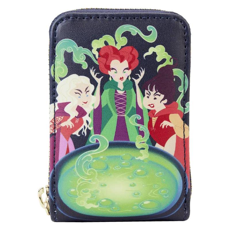 LOUWDWA2631 Hocus Pocus - Sanderson Sisters Cauldron Glow Accordion Wallet - Loungefly - Titan Pop Culture