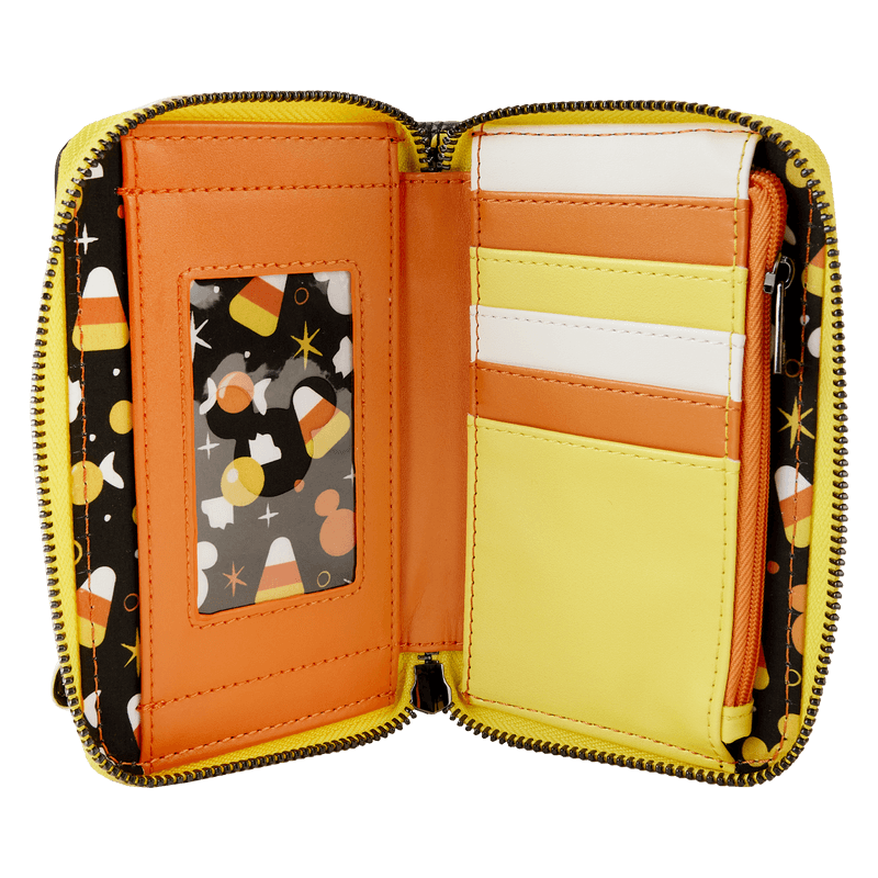 LOUWDWA2650 Disney - Mickey & Friends Candy Corn Zip Around Wallet - Loungefly - Titan Pop Culture