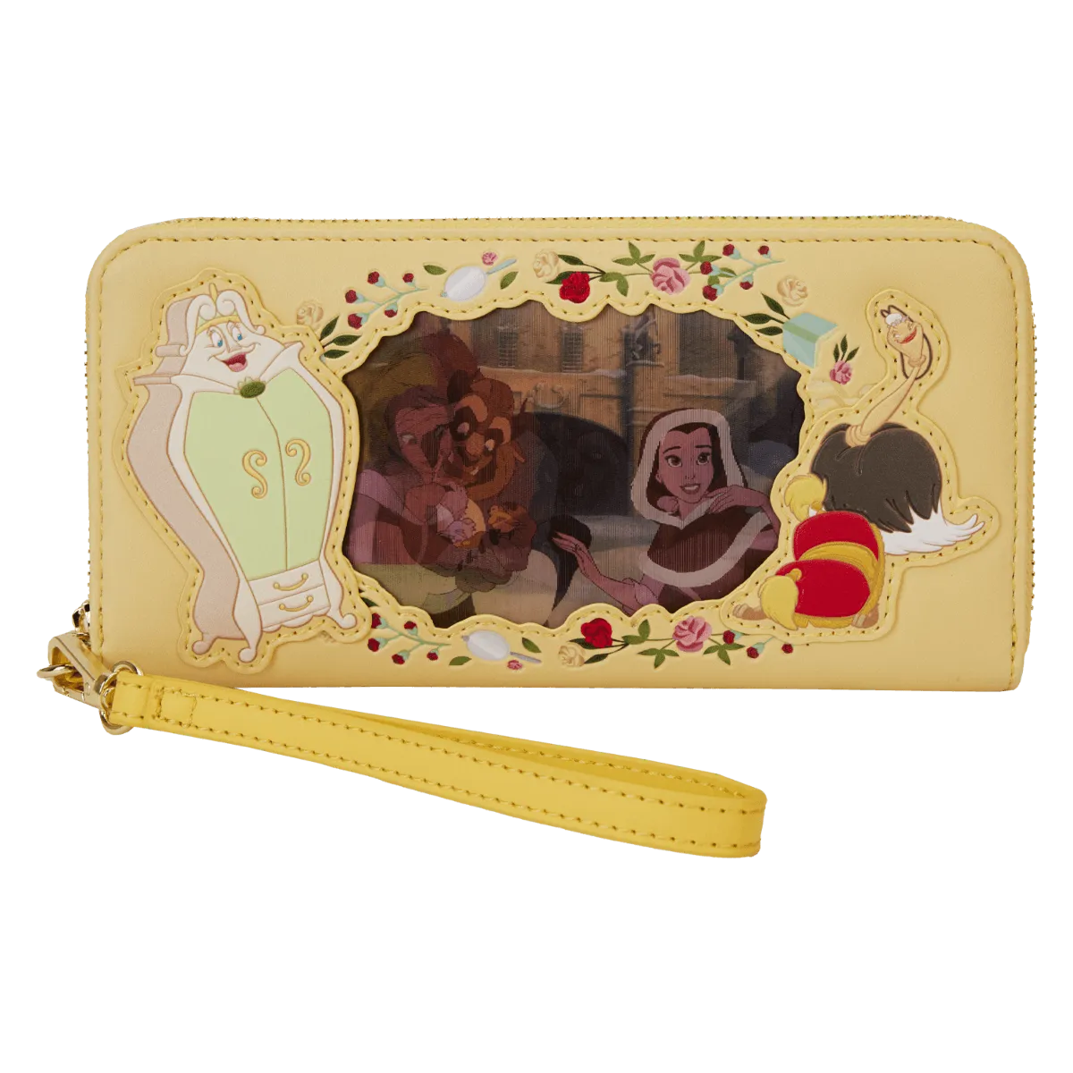 LOUWDWA2663 Beauty & the Beast (1991) - Belle Lenticular Wristlet - Loungefly - Titan Pop Culture